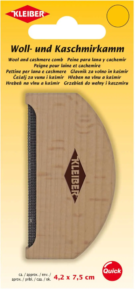 Woll- und Kaschmirkamm aus Holz
