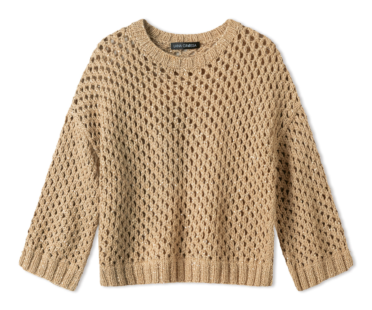 Lochmuster-Pulli Nera 2 Strickpaket - Summer Softness & Glamour