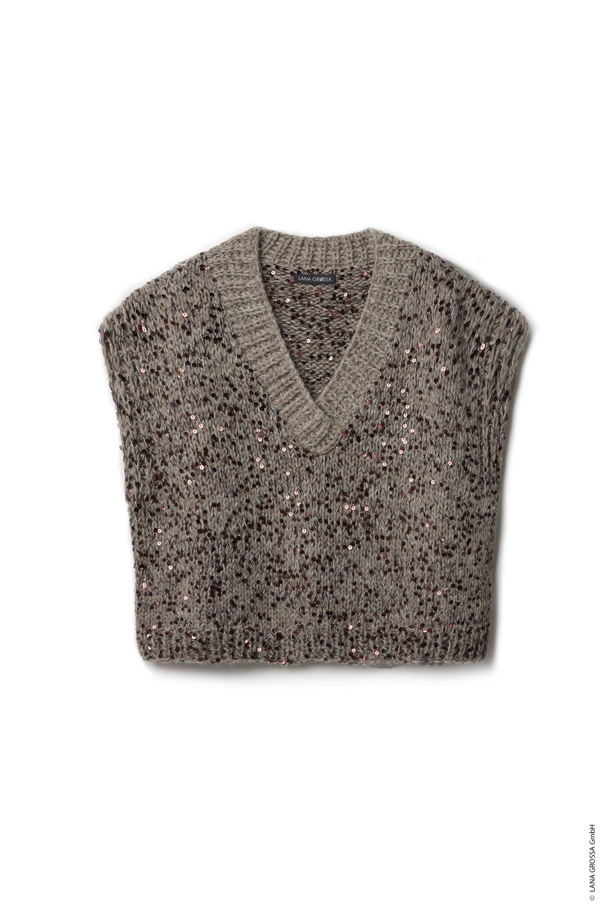 Lauras Sparkly Slipover Strickpaket