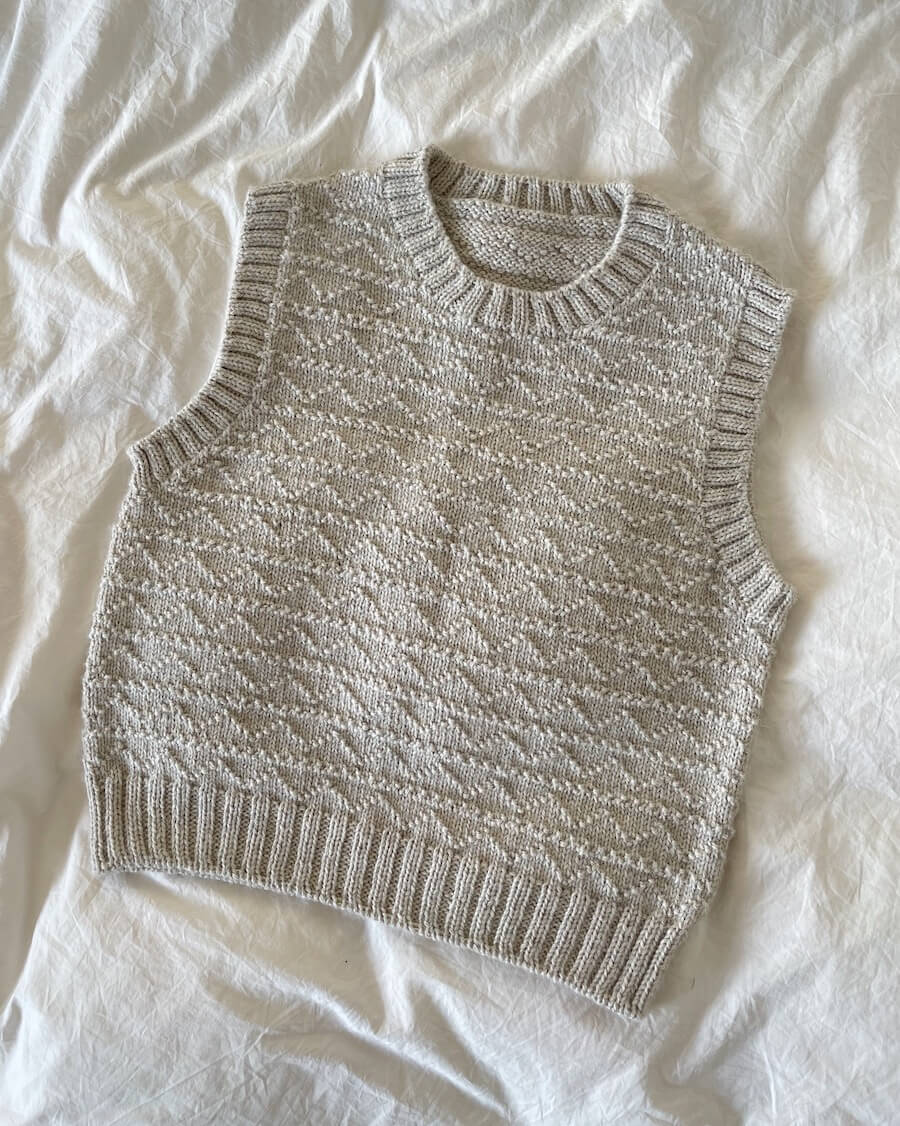 Sille Slipover Strickpaket - Cool Wool Big