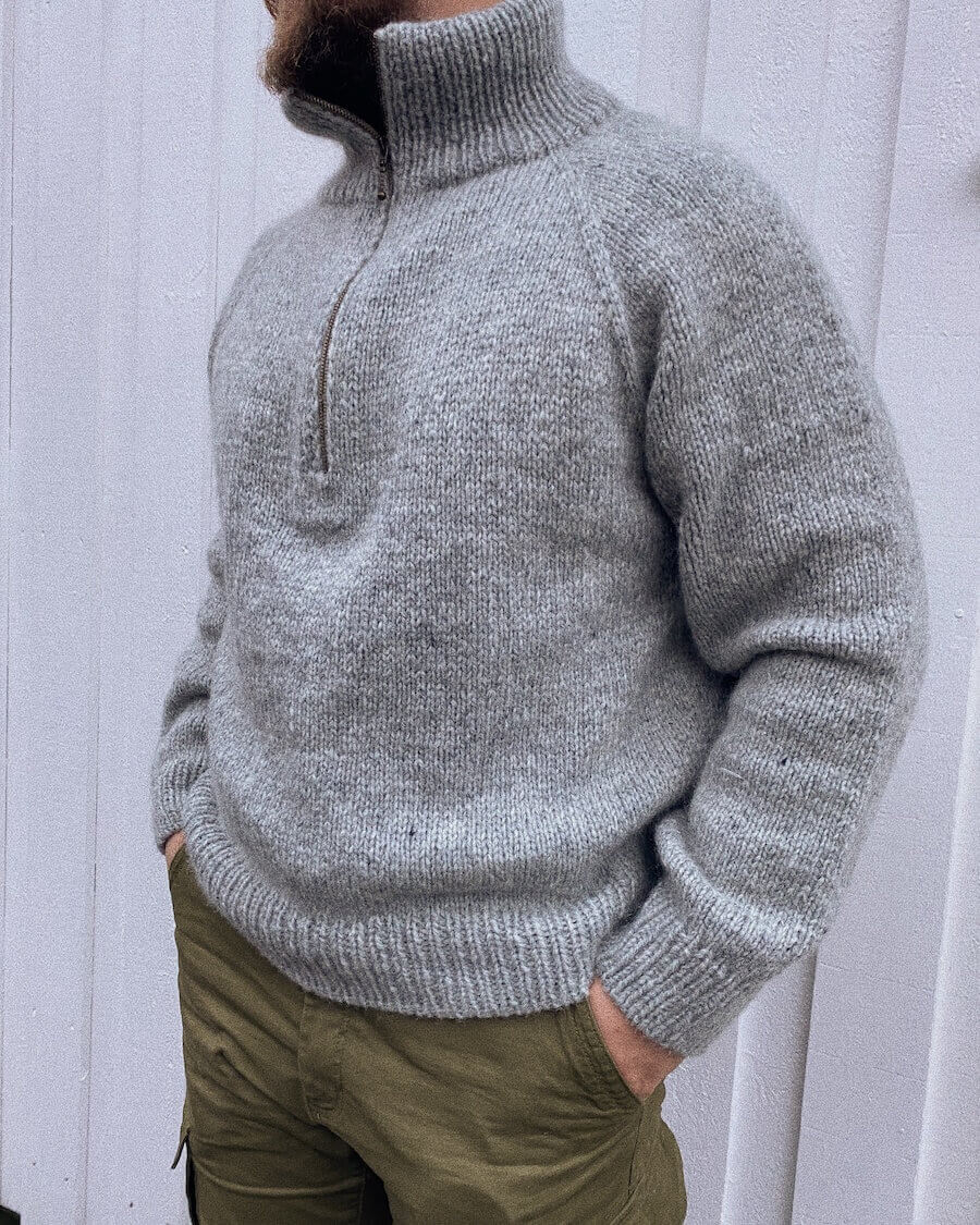 Reißverschluss 35 cm - Dove Grey - PetiteKnit