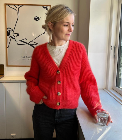 Agnete Cardigan Anleitung - PetiteKnit