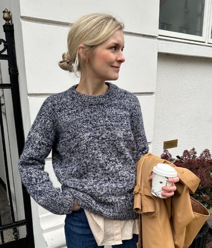 Melange Sweater Anleitung - PetiteKnit