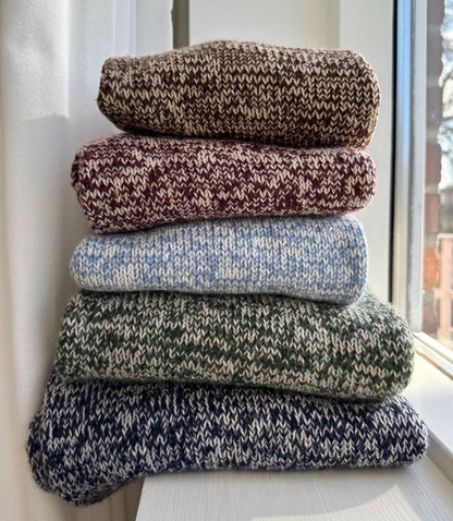 Melange Sweater Anleitung - PetiteKnit