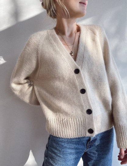 Champagner Cardigan Anleitung - PetiteKnit