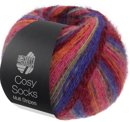 Cosy Socks Multi Stripes