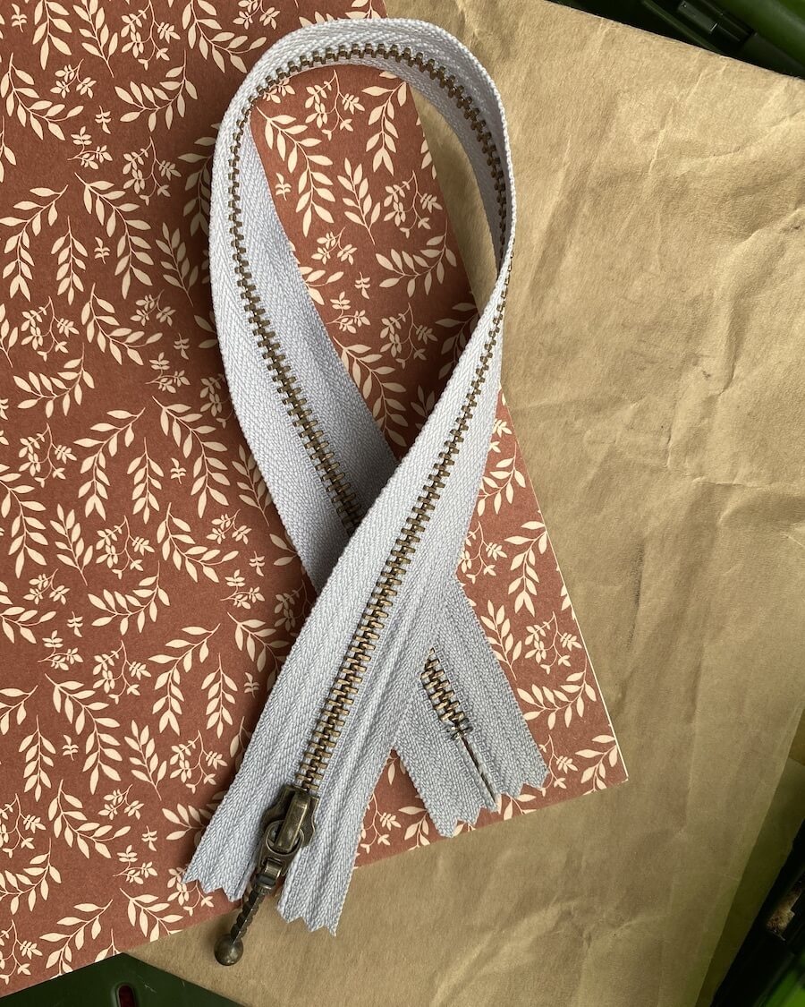 Reißverschluss 35 cm - Dove Grey - PetiteKnit