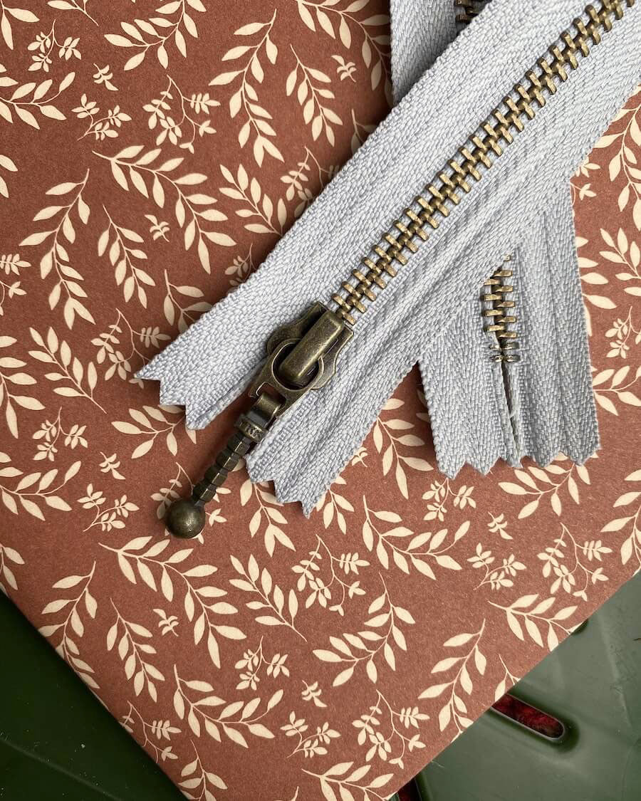 Reißverschluss 35 cm - Dove Grey - PetiteKnit