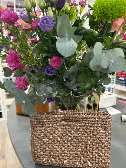 Lauras Sommer-Glitzer Bag Anleitung