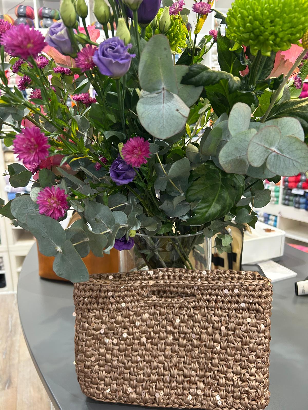 Lauras Sommer Glitzer Bag