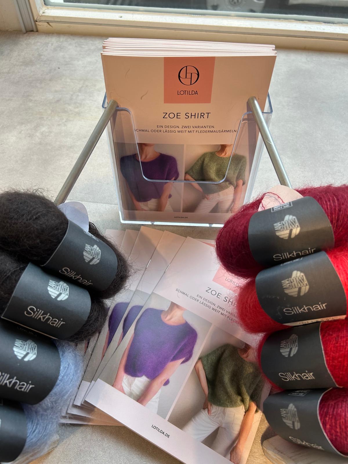 Zoe Shirt Strickpaket - Silkhair doppelfädig