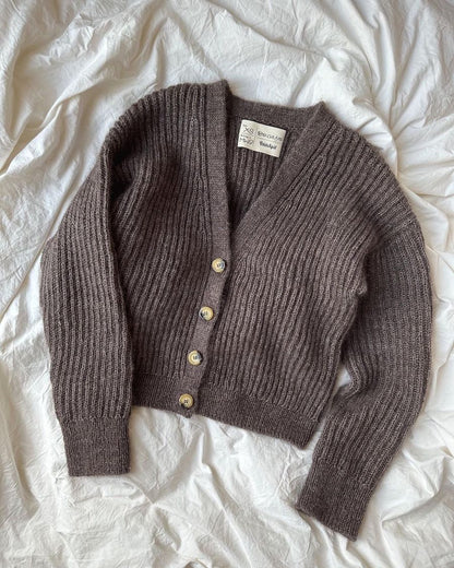 Agnete Cardigan Strickpaket - Cool Wool und Silkhair