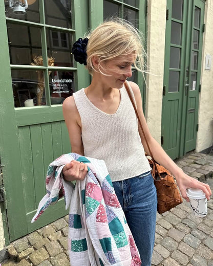 Alice Top Strickpaket - Natural Cotton
