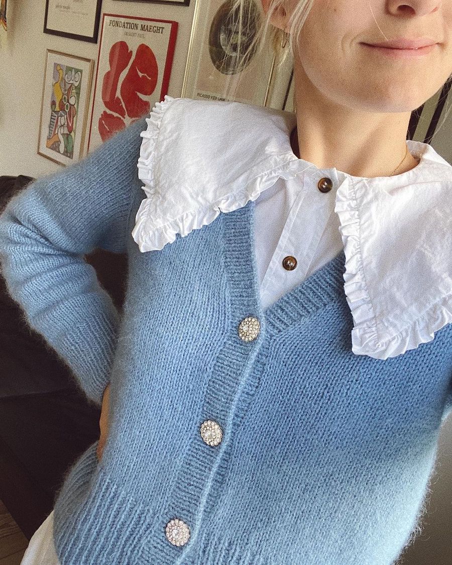 April Cardigan Strickpaket - Ecopuno und Silkhair