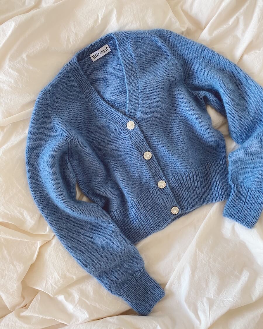 April Cardigan Strickpaket - Ecopuno und Silkhair