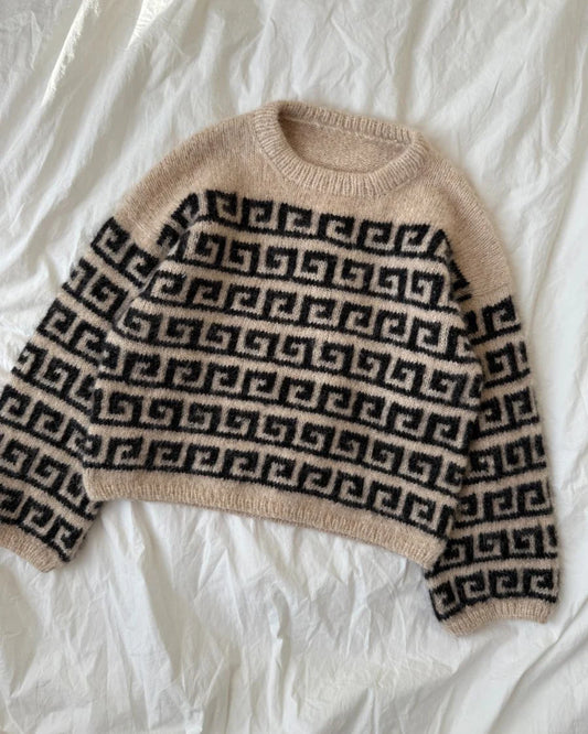 Athene Sweater Strickpaket - Natural Alpaca Pelo