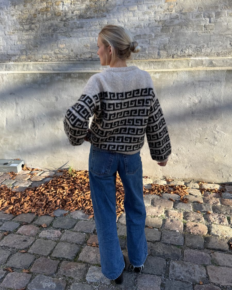 Athene Sweater Strickpaket - Natural Alpaca Pelo