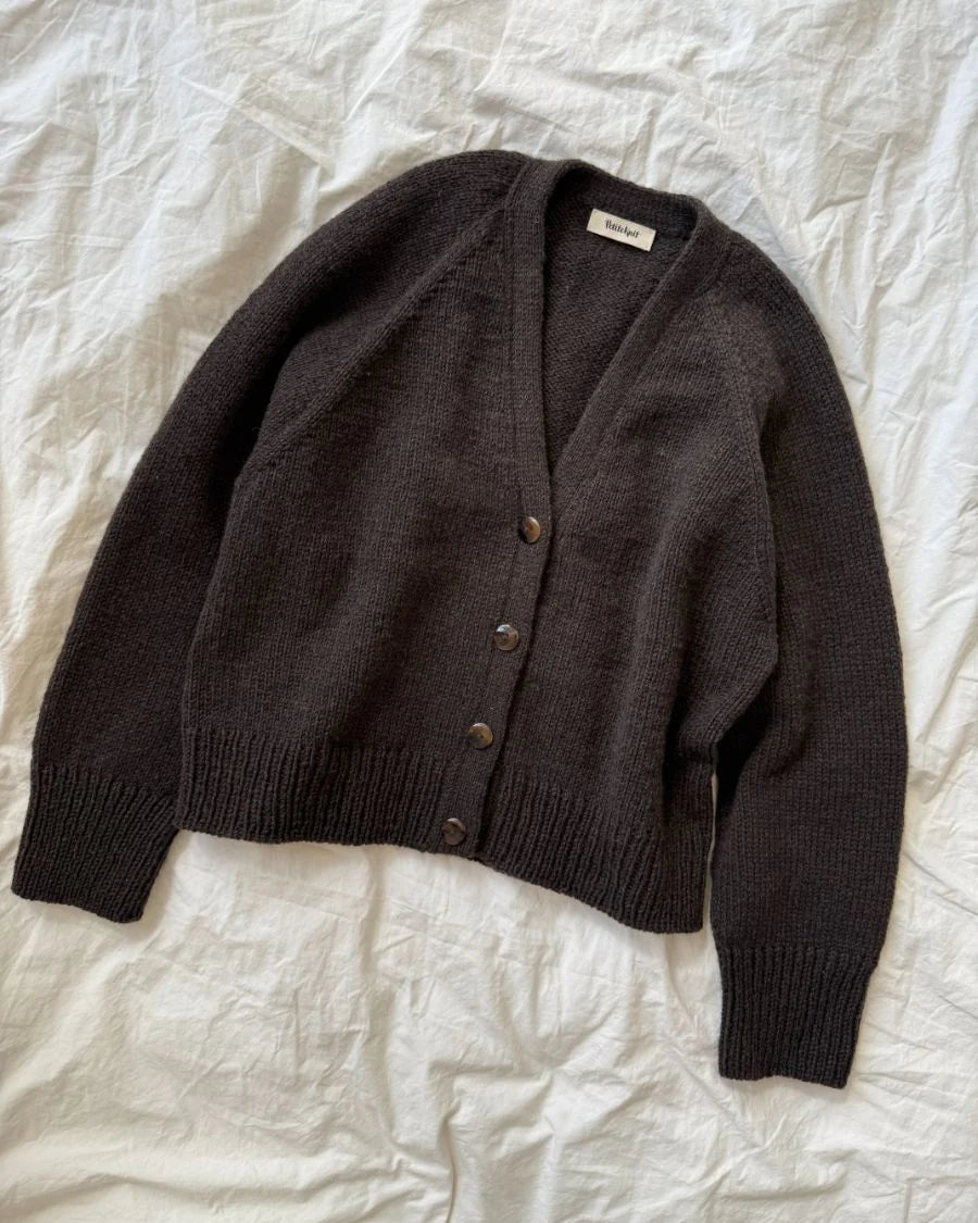 Champagner Cardigan Strickpaket - Cool Wool Big und Silkhair