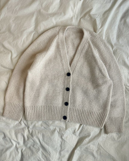 Champagner Cardigan Strickpaket - Cool Wool Big und Silkhair