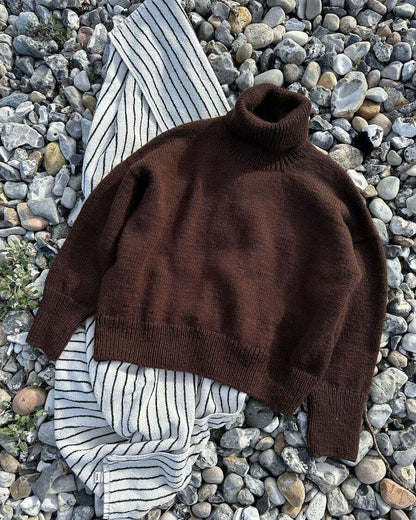 Chestnut Sweater Strickpaket - Alta Moda Alpaca