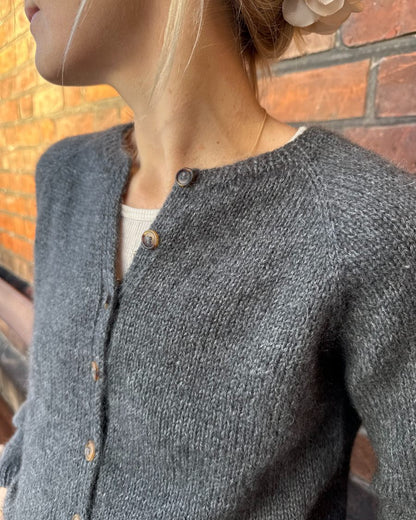Copenhagen Cardigan Strickpaket - Cool Wool und Silkhair