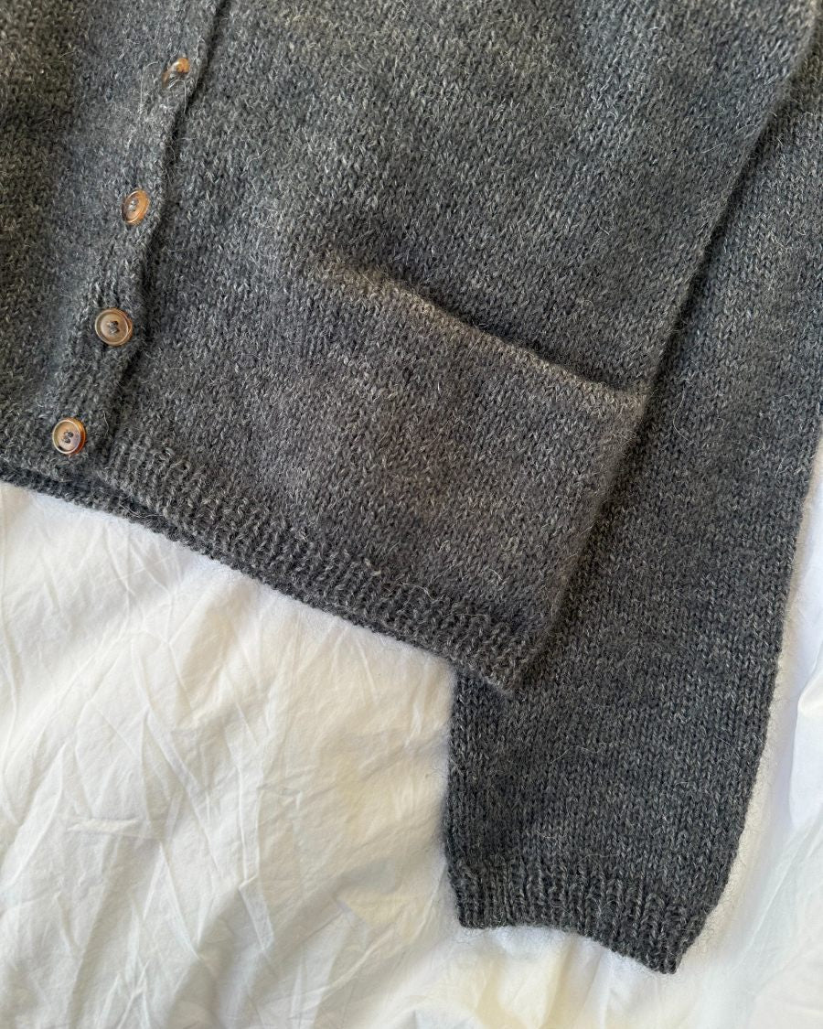 Copenhagen Cardigan Strickpaket - Cool Wool und Silkhair