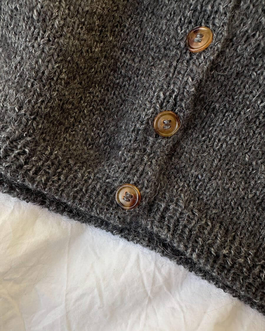 Copenhagen Cardigan Strickpaket - Cool Wool und Silkhair