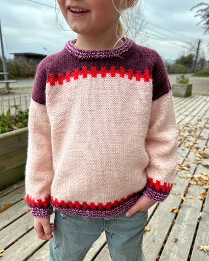 Cross Sweater Junior Strickpaket - Cool Wool Big