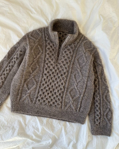 Dagmar Zipper Sweater Anleitung - PetiteKnit