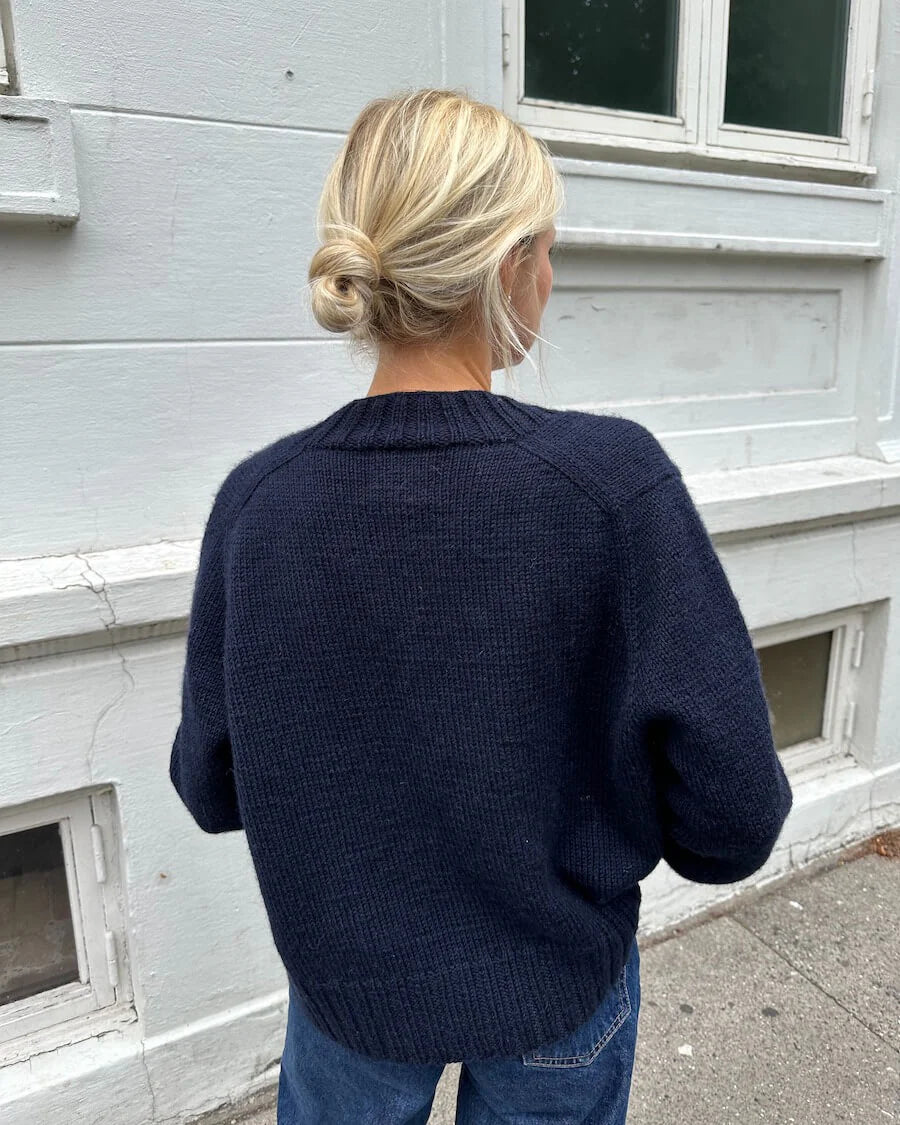 Eva Cardigan Strickpaket - Cool Wool Big