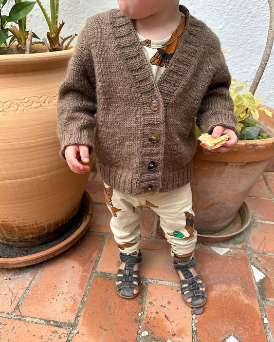 Eva Cardigan Strickpaket - Cool Wool Big
