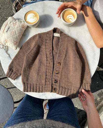 Eva Cardigan Strickpaket - Cool Wool Big