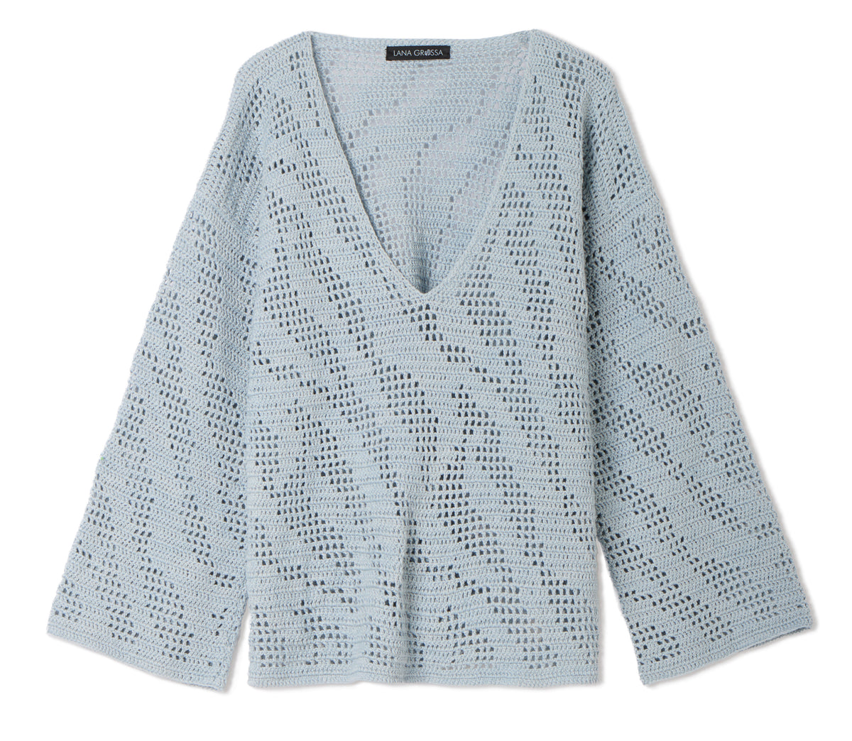 V-Pulli Häkeln 09 Strickpaket - Summer Cashmere