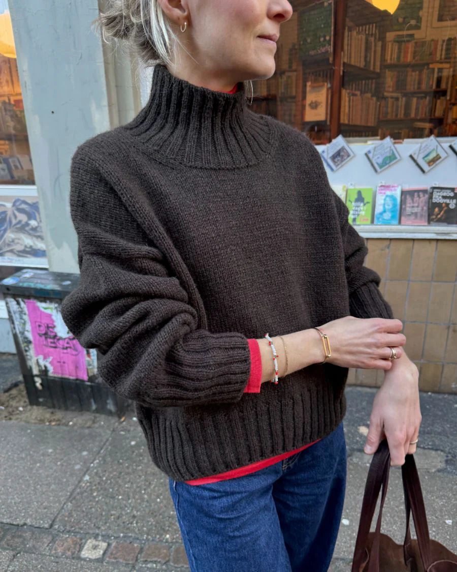 Hannah Sweater O-Neck Strickpaket - Alta Moda Alpaca