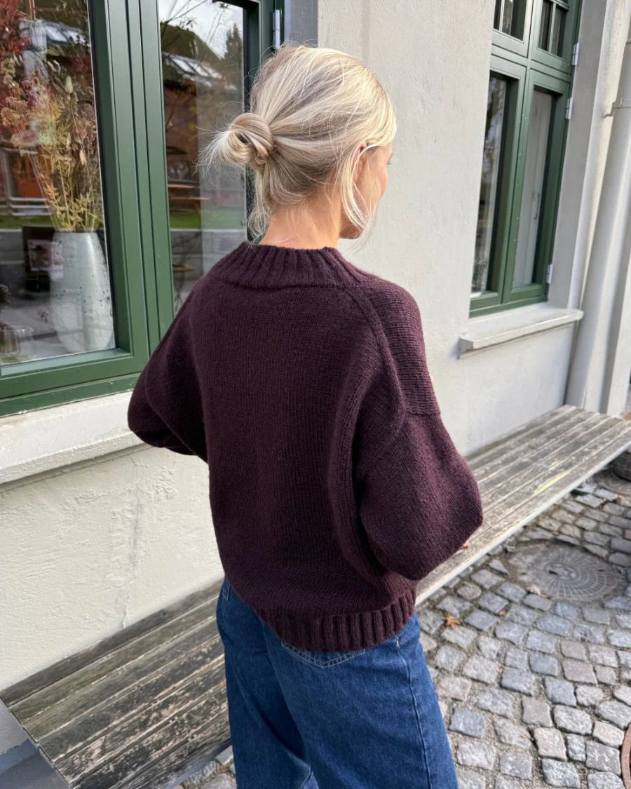 Hannah Sweater V-Neck Anleitung - Petiteknit