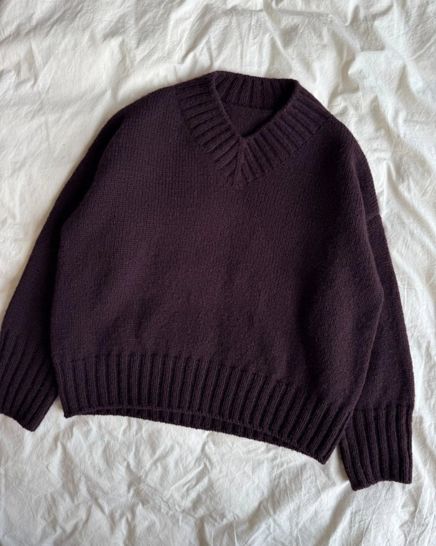 Hannah Sweater V-Neck Anleitung - Petiteknit