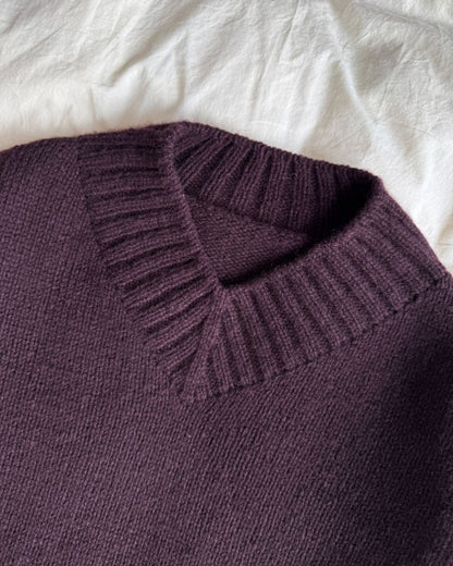 Hannah Sweater V-Neck Strickpaket - Alta Moda Alpaca