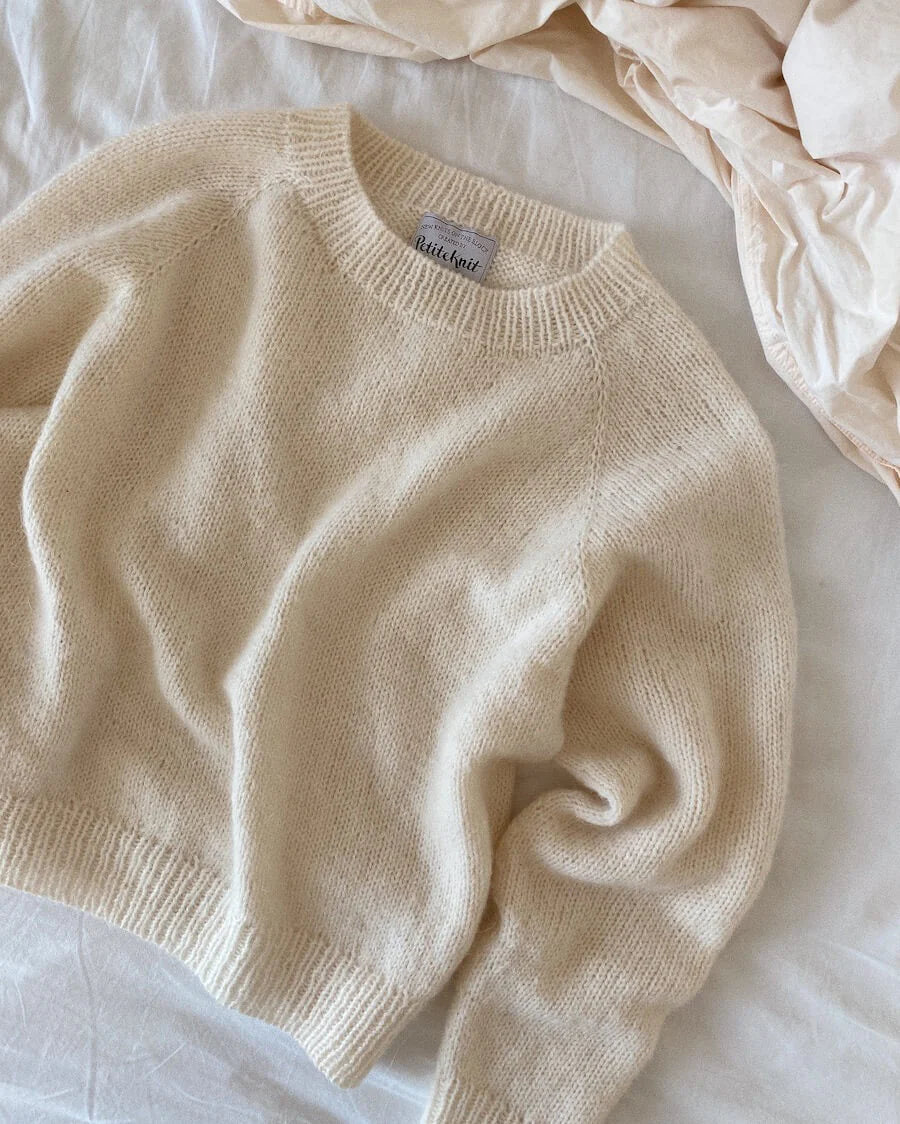Kein Schnickschnack Pullover Strickset – Ecopuno & Silkhair
