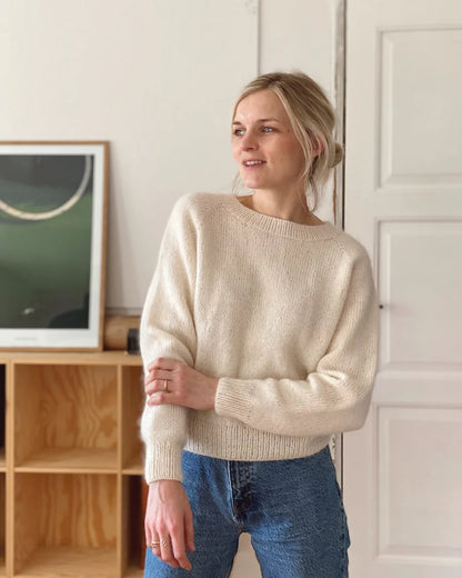 Kein Schnickschnack Pullover Strickset – Ecopuno & Silkhair