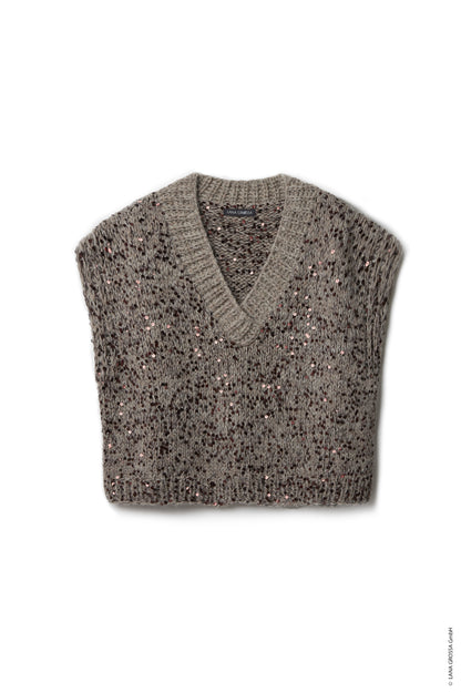 Lauras Sparkly Slipover Strickpaket