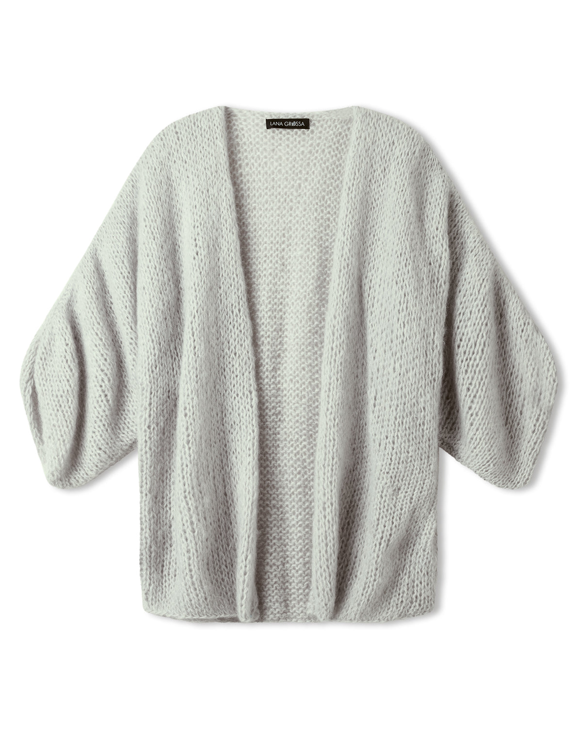 Cardigan Strickpaket - Mohair Di Gio (Nera 03)