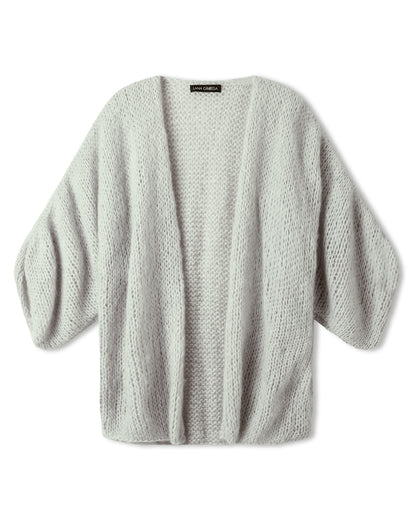 Cardigan Strickpaket - Mohair di Gio(Nera 03)