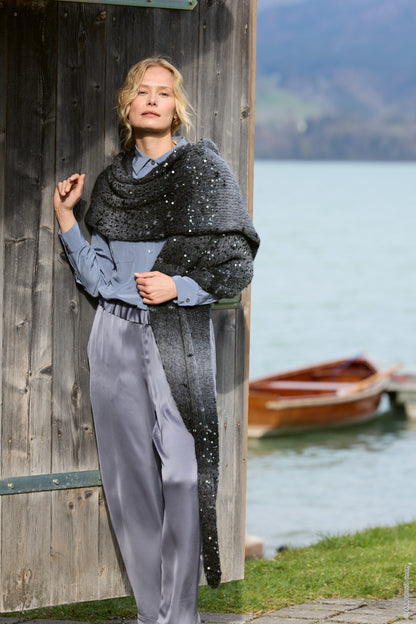 Stola Strickpaket - Ecopuno Sfumato & Cosmo