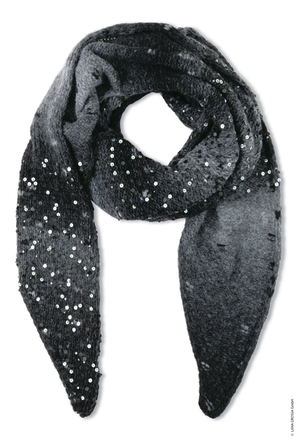 Stola Strickpaket - Ecopuno Sfumato & Cosmo