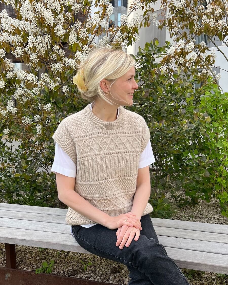 Ingrid Slipover Strickpaket - Alta Moda Alpaca
