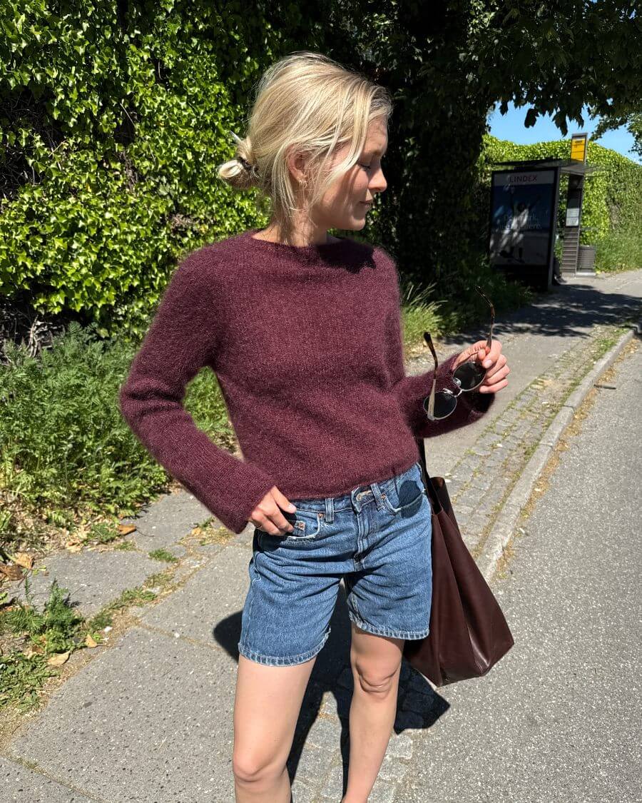 Ivy Blouse Strickpaket - Silkhair doppelfädig
