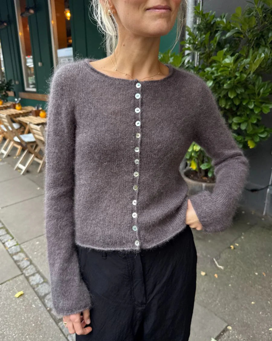 Ivy Cardigan Strickpaket - Silkhair doppelfädig