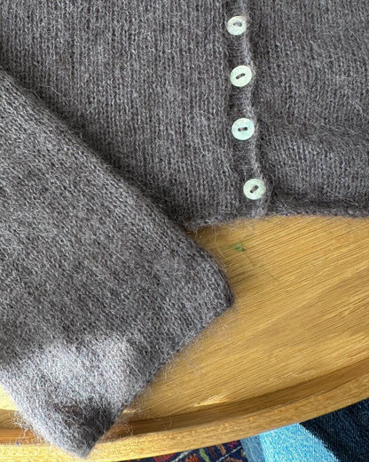 Ivy Cardigan Strickpaket - Silkhair doppelfädig
