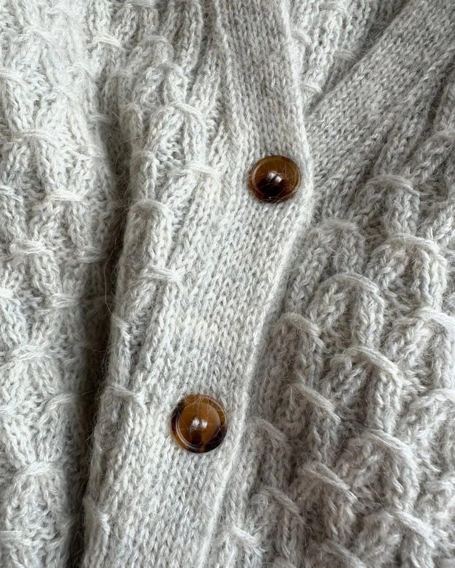 Jenny Jacket V-Neck Strickpaket - Ecopuno und Silkhair
