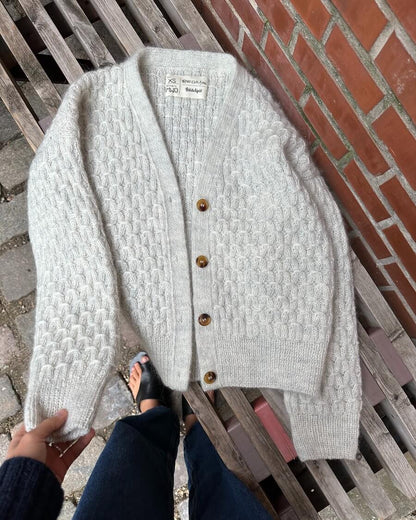 Jenny Jacket V-Neck Strickpaket - Ecopuno und Silkhair